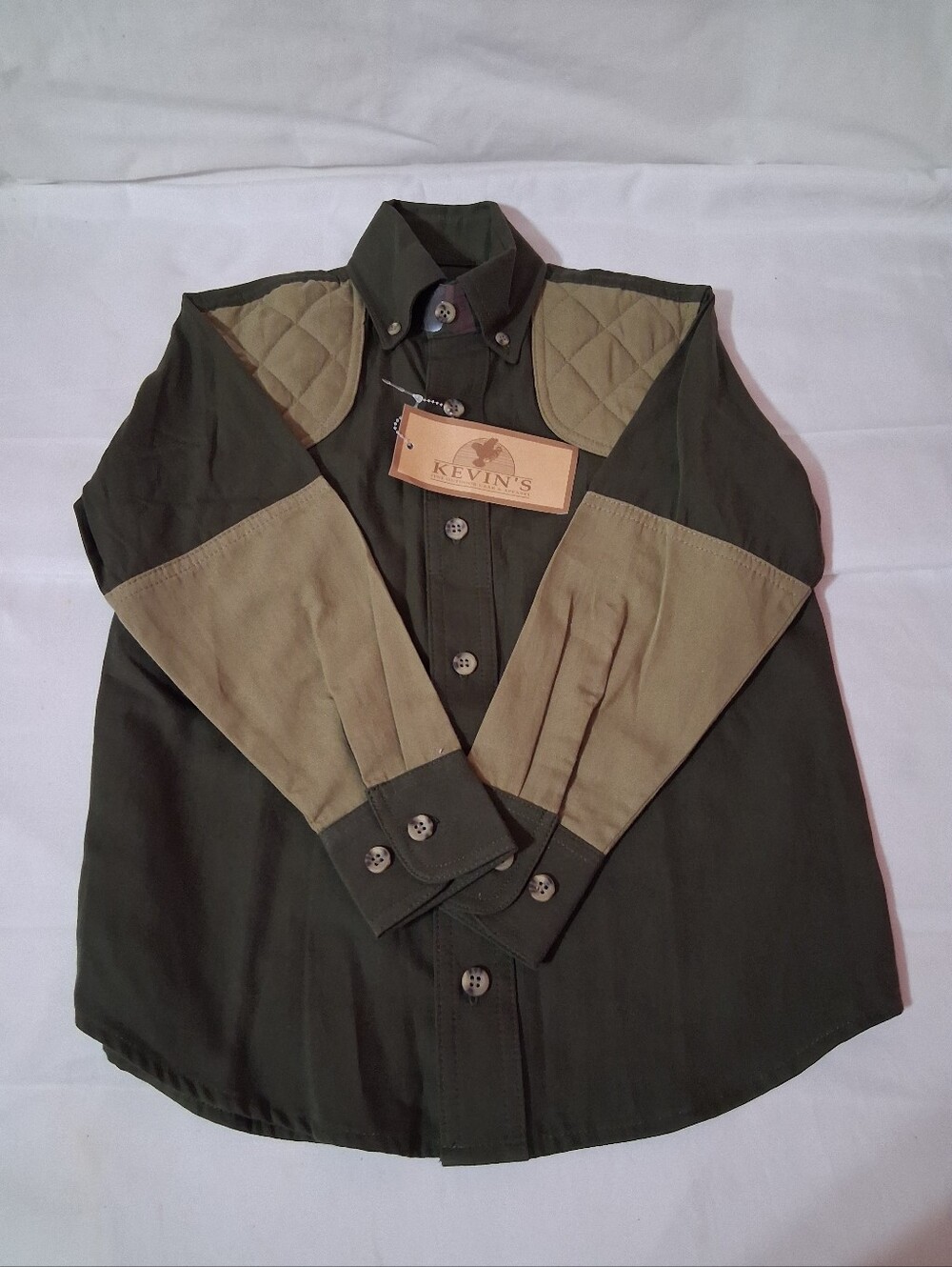 Nwt Kevin's Kids Cotton Shooting Shirt